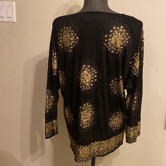 Vintage Bali chic top with beaded butterfly design size OS - Picture 9 of 13